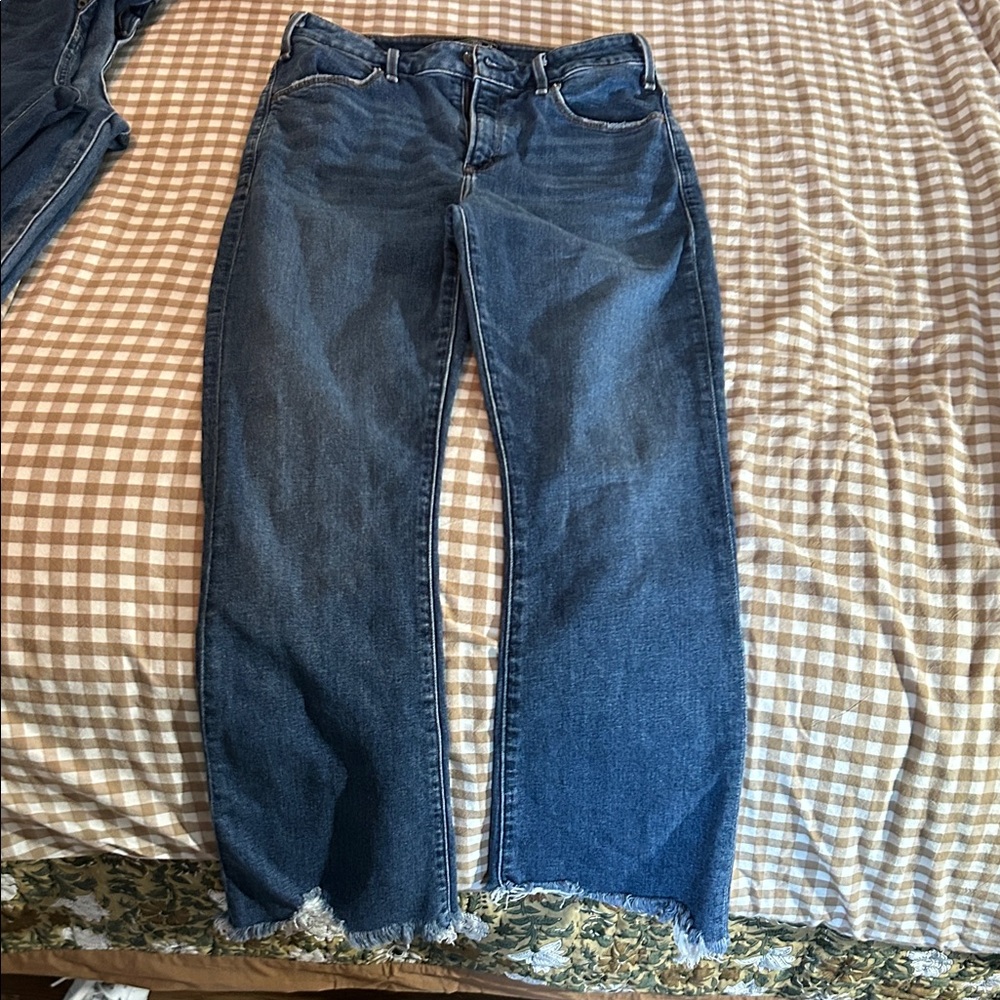 Abercrombie & Fitch high rise ankle flare size 28 6r